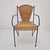 Vintage Wicker and Iron Armchairs by Frederic Weinberg, 1950s, Set of 8 For Sale - Image 6 of 18