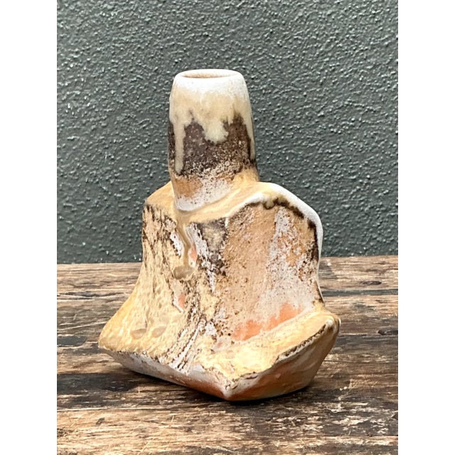 Ceramic Vintage Abstract Ceramic Vase For Sale - Image 7 of 12
