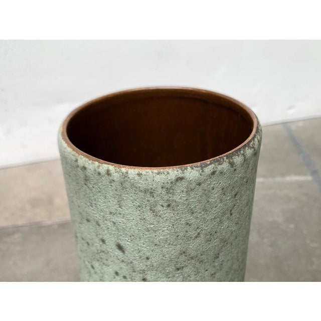 Mid-Century West German Pottery WGP Floor Vase from Scheurich, 1960s For Sale - Image 4 of 16
