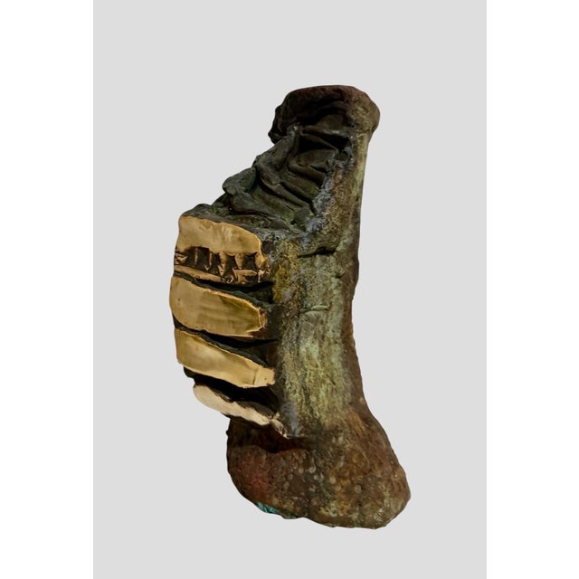 Enrico Donati (1909 – 2008) A Brutalist Bronze Surrealist Sculpture Totem. With a great patina and both rough and high...