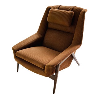 1960s Folke Ohlsson for Dux Swedish Modern Lounge Chair For Sale