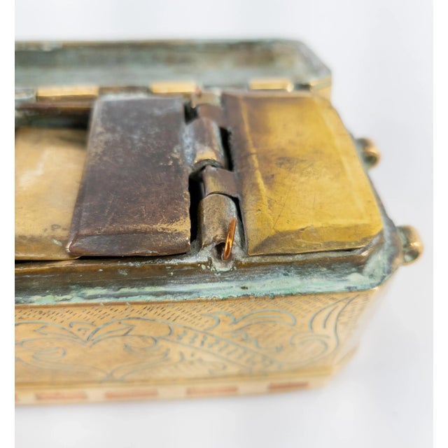 Mid 20th Century South East Asian Bronze and Copper Betel Nut Box For Sale - Image 11 of 12