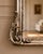 Wood Late 20c Rococo Silver Wood Floor Mirrors by Artisans - Pair- 2 Pc For Sale - Image 7 of 18