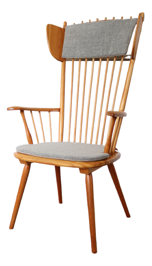 Mid-Century Wingback Armchair by Albert Haberer for Fleiner