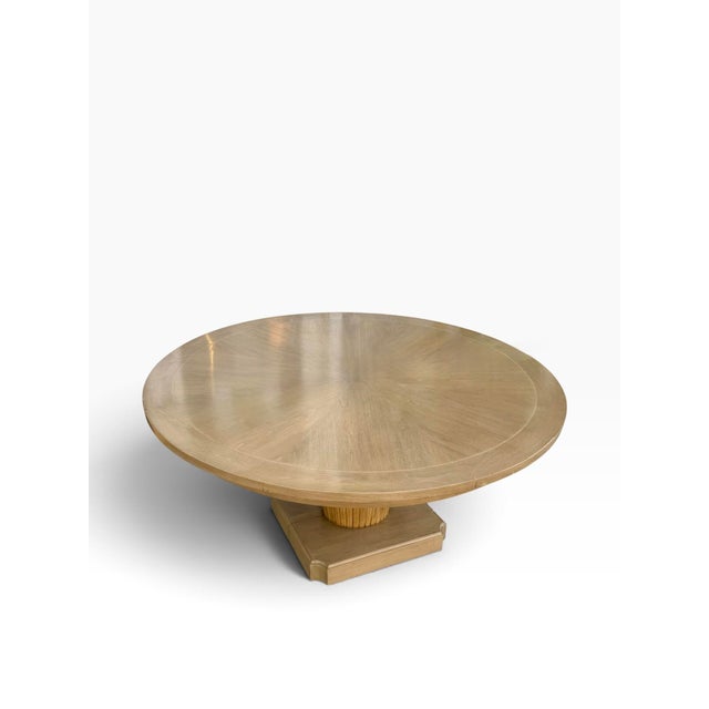 1990s Art Deco Style Nancy Corzine Dining Extension Table For Sale - Image 5 of 7