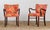 Danish Oak Armchairs with Printed Upholstery from Josef Frank, 1940s, Set of 2 For Sale - Image 3 of 5