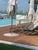 Modern Outdoor Large White Umbrella Tuuci For Sale - Image 9 of 11
