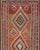 Antique Persian Kurdish Kilim Gallery Runner With Geometric Medallion Design For Sale - Image 4 of 12