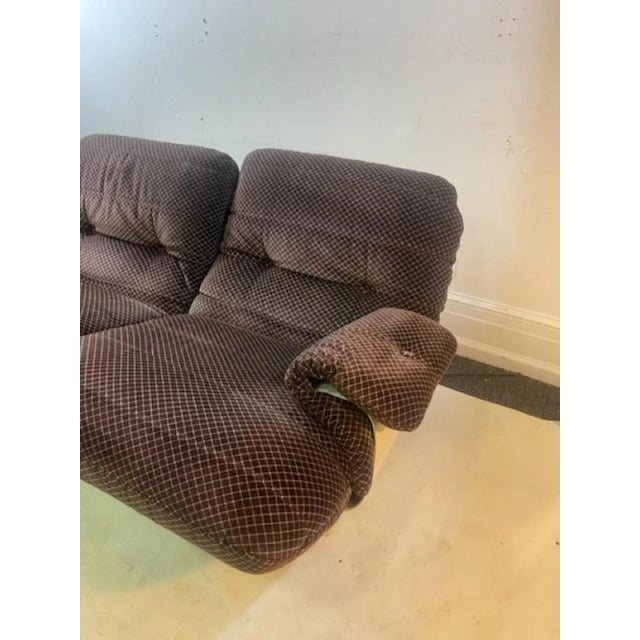 Textile 1960s Michel Ducaroy Modernist Perspex Two Seat Sofa For Sale - Image 7 of 9