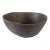 African Hausa Wooden Bowl From Niger W/ Lg Glass Beads 13.5"h For Sale