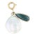 Cultured Pearl Indicolite Charm 18k Gold Gemstone Drop Nordstrom Pendant For Sale