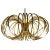Brass Pulsar Completo Chandelier by Cristina Celestino For Sale - Image 6 of 6