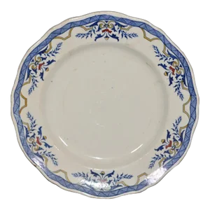 Late 19th Century Antique K&g Luneville Villeray Model Decorative Plate