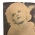 Mid-Century Modern 1950s 40" Tall Sepia Hollywood Starlett Photograph Jean Harlow Mounted to Pressboard For Sale - Image 3 of 5