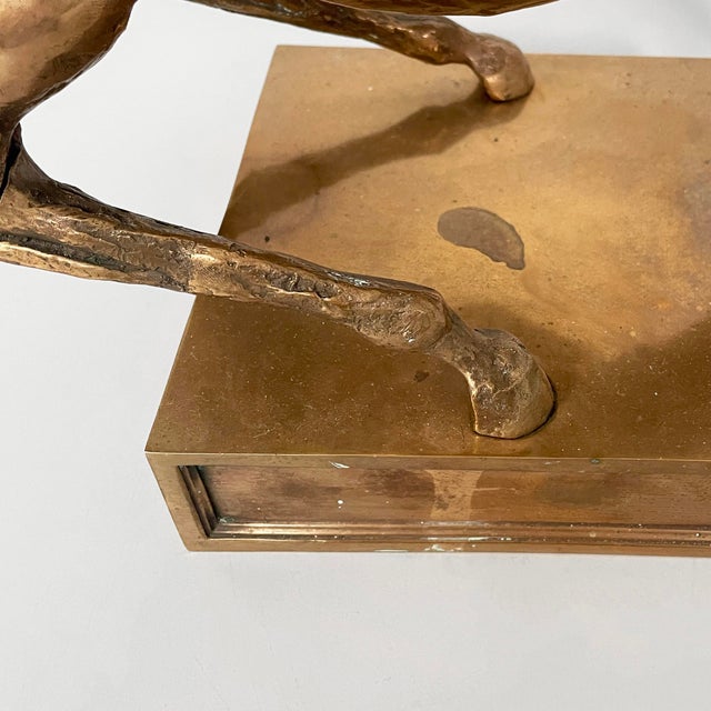Bruno Cassinari and Miguel Berrocal, Italian Modern Sculpture of Horse, 1973, Bronze For Sale - Image 14 of 18