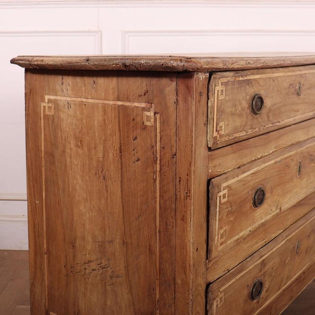 Italian Bleached Walnut Commode For Sale - Image 9 of 12