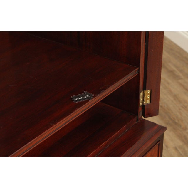 Henkel Harris Georgian Style Mahogany Armoire For Sale - Image 11 of 18