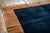 1920s Navy Open Field Floral Modern Knotted Wool Antique Chinese Art Deco Rug For Sale - Image 4 of 8