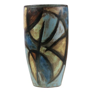 Large Ceramic Vase by Alexandre Kostanda for Vallauris, France, 1950s For Sale