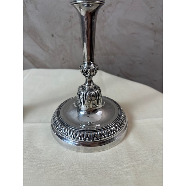 Metal Candlesticks, 1890s, Set of 2 For Sale - Image 7 of 12