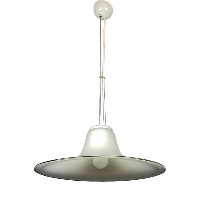 Murano Glass Lamp Cinea by Giusto Toso for Leucos, Italy, 1970s For Sale