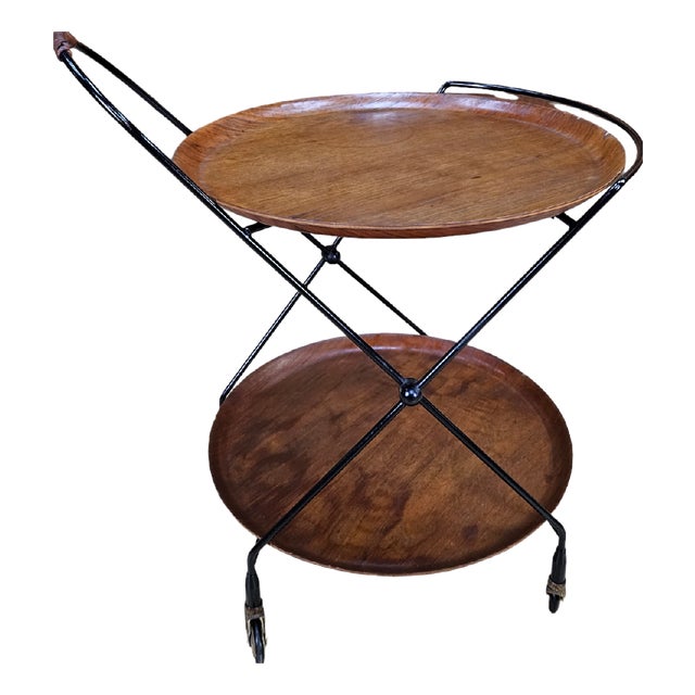 Bar Cart in Teak, Sweden, 1960s For Sale