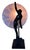 1980s Art Deco Frankart Nude Woman With Consolidated Glass Nymph Glass Lamp Sarsaparilla For Sale - Image 4 of 7
