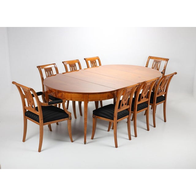 Classicist Style Dining Chairs, 1890s, Set of 12 For Sale - Image 3 of 18