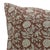 Floral Block Print Cushion Cover for Home Decor Thick Linen 14x20 Inch- Shillong For Sale - Image 4 of 4