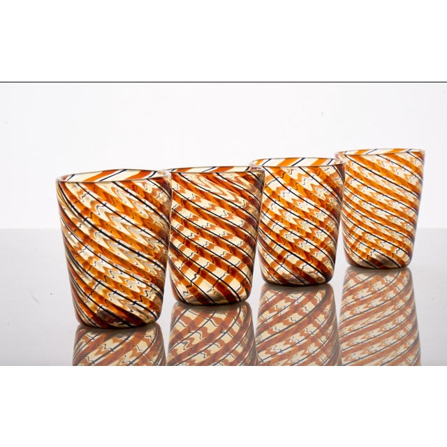 Water Glasses by Mariana Iskra for Ribes Studio, Set of 8 For Sale - Image 4 of 4