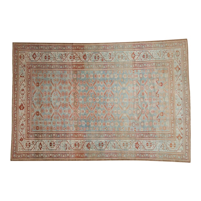 Vintage Fine Distressed Malayer Rug - 6'10" X 9'10" For Sale