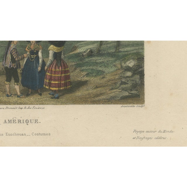 Mandarou, Quechua Indigenous Costumes, 1843, Print For Sale - Image 6 of 10