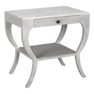 NOIR Maude Side Table, White Wash For Sale