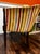 Vintage Velvet Striped Barrel-Back Accent Chair For Sale - Image 12 of 12