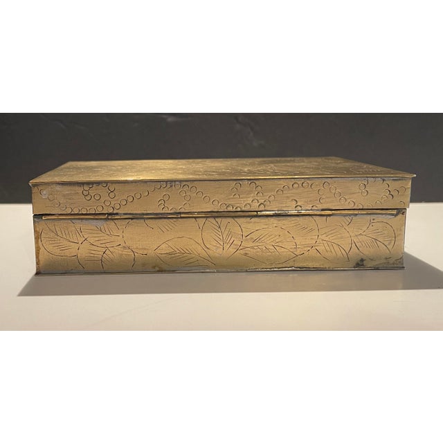 1930s Chinese Brass Box For Sale - Image 4 of 7