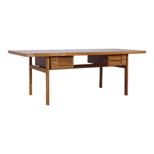 Peter Hvidt and Orla Molgaard-Nielsen for Ludvig Pontoppidan Mid Century Danish Rosewood Executive Desk
