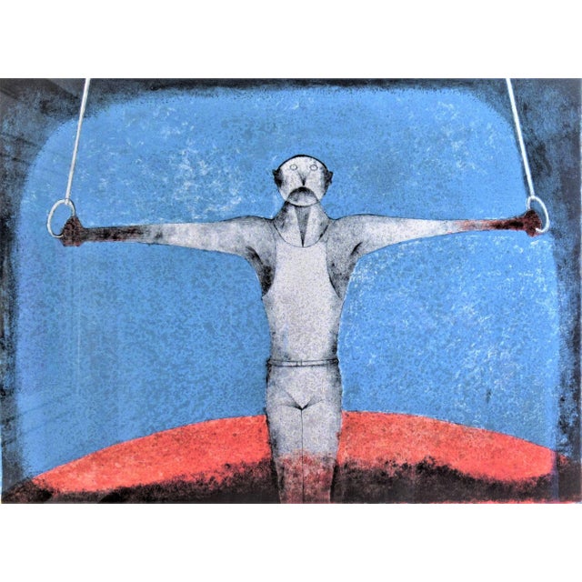 Artist: Rufino Tamayo Title: Iron Cross Year: 1988 Medium: Color lithograph Edition: Numbered CCXLV/CCC in pencil Paper:...