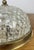 Metal Vintage French Brass Ceiling Lamp in Glass For Sale - Image 7 of 16