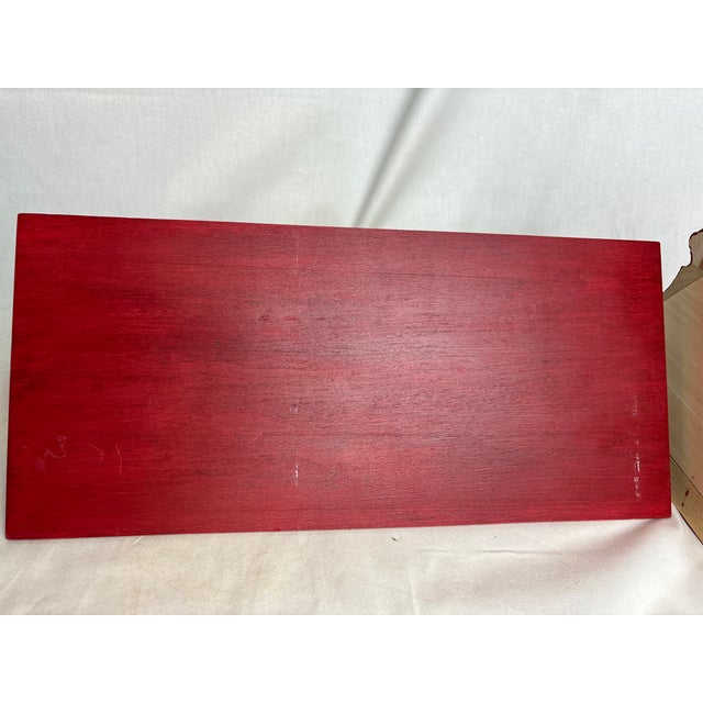 Pair of Red Corbels For Sale In Chicago - Image 6 of 8