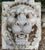 Spectacular marble mask depicting the face of a lion Venice 19th Century from Venice, private collection. Important and...