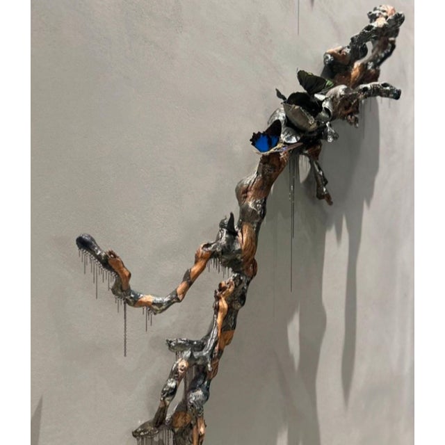 Modern Jocelyn Marsh Commission Art Wall Sculpture Set - Nature-Inspired Branches For Sale - Image 3 of 4