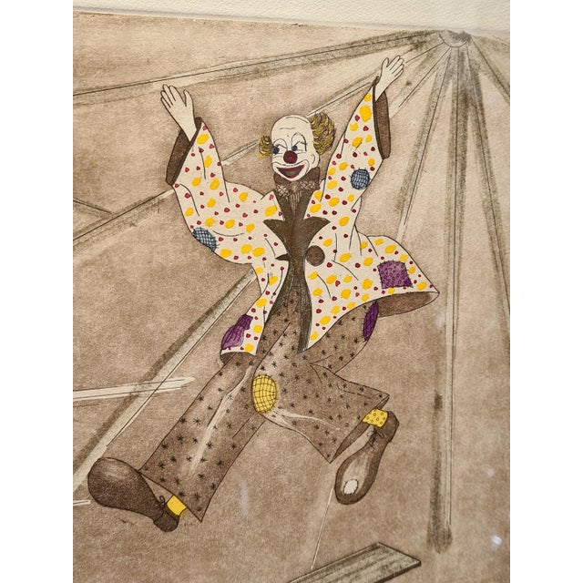 Emil Pelz, Clowns at the Circus Emil Pelz, 1988, Etching and Aquatint For Sale - Image 7 of 12