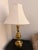 Mid-Century Modern 1960s Mid-Century Modern Hollywood Regency Stiffel Style Solid Brass Table Lamp 30" With Harp & Finial For Sale - Image 3 of 12