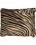 Vintage Brown and White Zebra Animal Print Stripe Throw Pillow For Sale - Image 10 of 12
