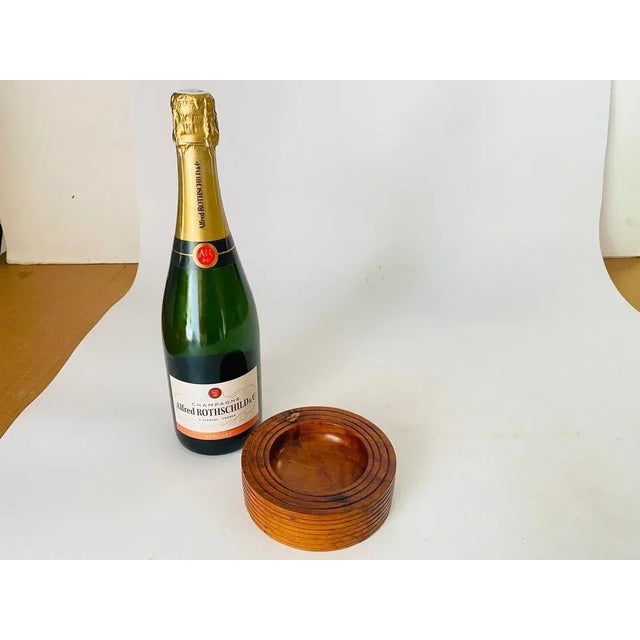 Brown Wood Ashtray in Brown Color, France, 1970s For Sale - Image 8 of 9