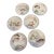 Early 20th Century Rosenthal Versailles Fish Course Plates — Set of Six, Each With a Different Scene. For Sale