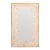 Vintage Indian Bleached Teakwood Mirror For Sale
