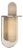 Kelly Wearstler for Visual Comfort Signature Fosse 11" Invertable Offset Oval Sconce in Polished Nickel with Alabaster For Sale