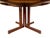 Mid-Century Danish Modern Round / Oval Teak Dining Table For Sale In Philadelphia - Image 6 of 12