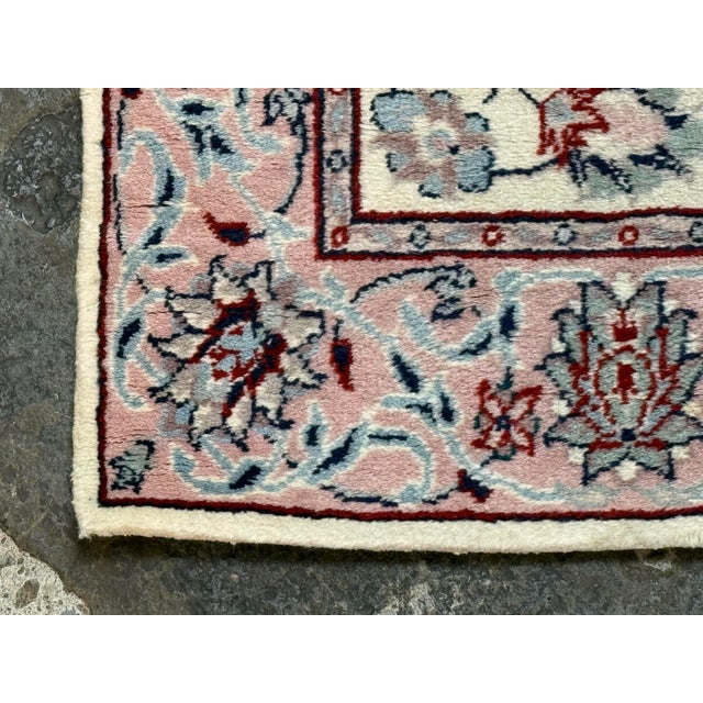 2ft 6 in X 13ft 6 in Persian Style Floral Wool Runner Rug For Sale - Image 4 of 12
